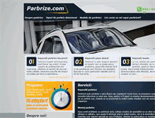 Tablet Screenshot of parbrize.com